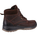 Hush Puppies Palmer Stivali Da Uomo In Pelle Marrone.