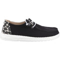 HEYDUDE Wendy Leopard Mocassini Neri/Leopardati Da Donna