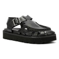 Clarks Originals Meadow Buckle Sandali Neri In Pelle Da Donna