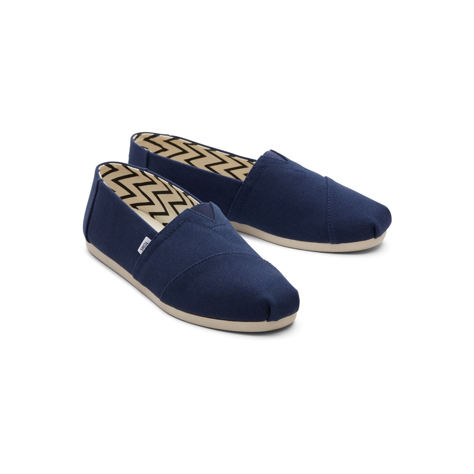 TOMS Alpargata Espadrillas In Cotone Al 100% Da Uomo, Colore Blu Scuro