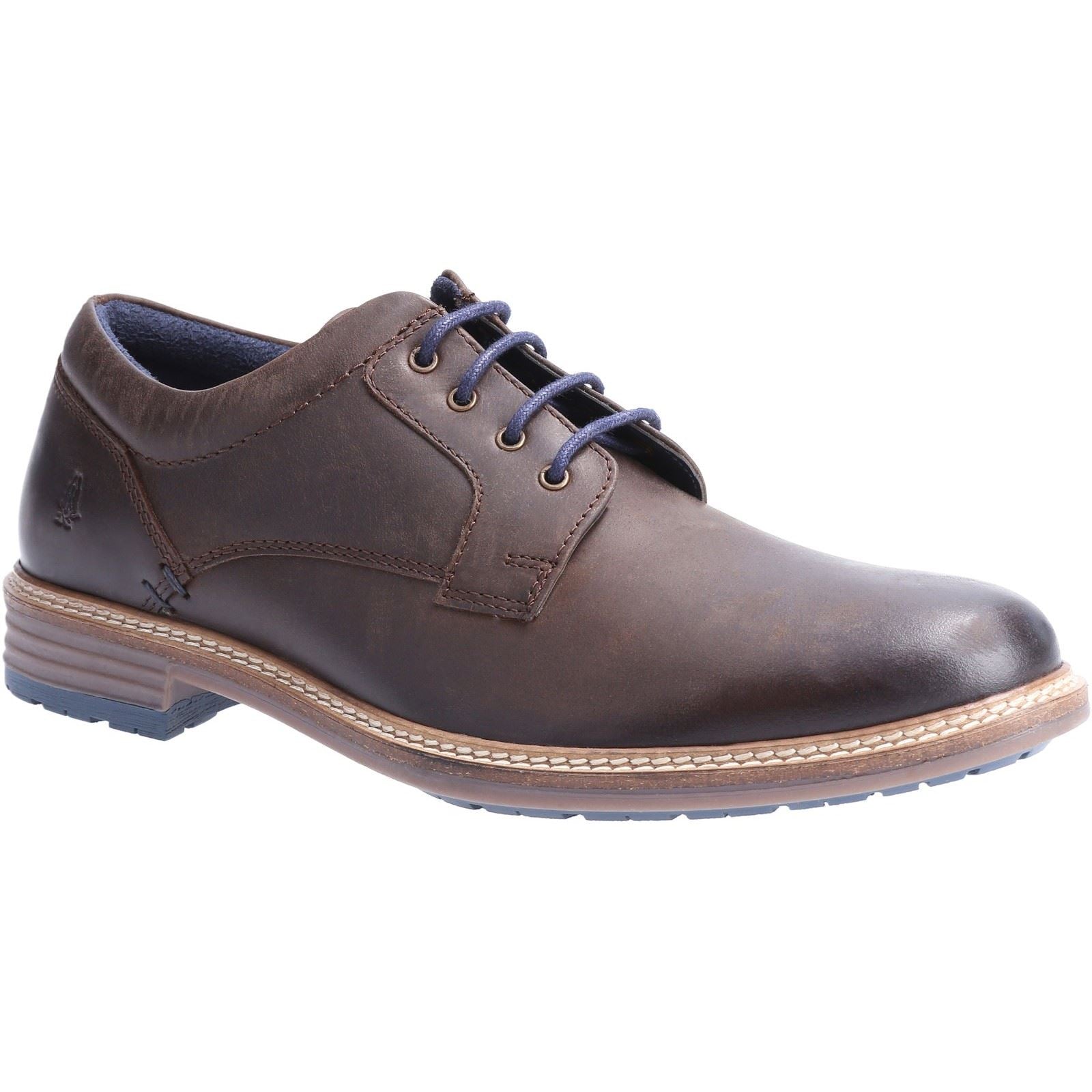 Hush Puppies Julian Scarpe Stringate Da Uomo In Pelle Marrone.