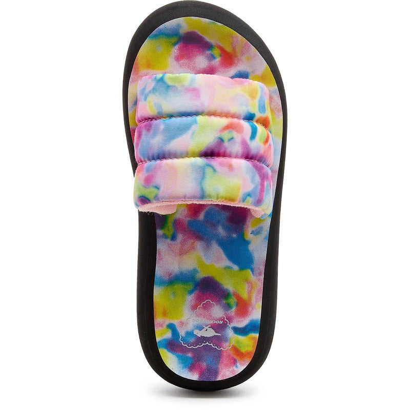 Rocket Dog Splash Loyal Tie Dye Sandali Da Donna Rosa/Multicolore In Tessuto