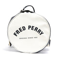 Fred Perry Classic Barrel Borsa A Tracolla In Poliestere Blu Marino/Ecru