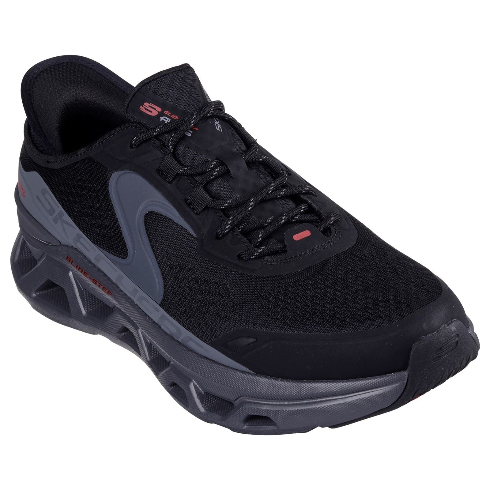 Skechers Glide-Step Altus Sneakers Sintetiche Nere/Grigie Da Uomo