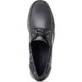 Base London Stern Scarpe Da Barca In Pelle Blu Scuro Da Uomo