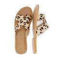 Tower London Cut Out Ciabatte Da Donna In Pelle Beige