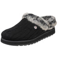 Skechers Keepsakes Ice Angel Pantofole Nere Da Donna In Poliestere