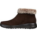 Skechers On-The-Go Joy First Glance Stivali In Pelle Da Donna Color Cioccolato