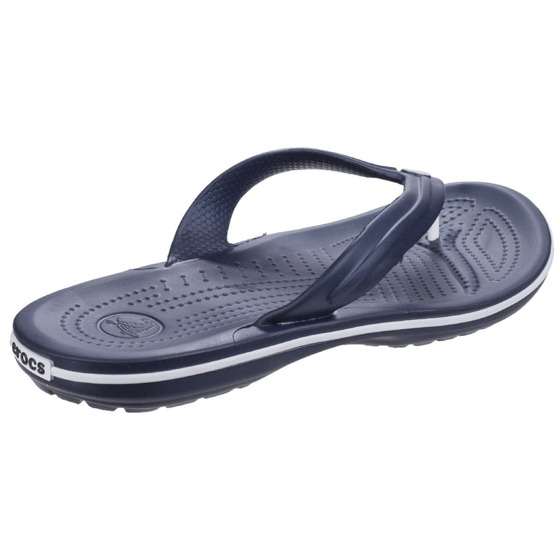 Crocs Crocband Flip Croslite Rubber Slides Dark Blue