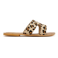 Tower London Cut Out Ciabatte Da Donna In Pelle Beige