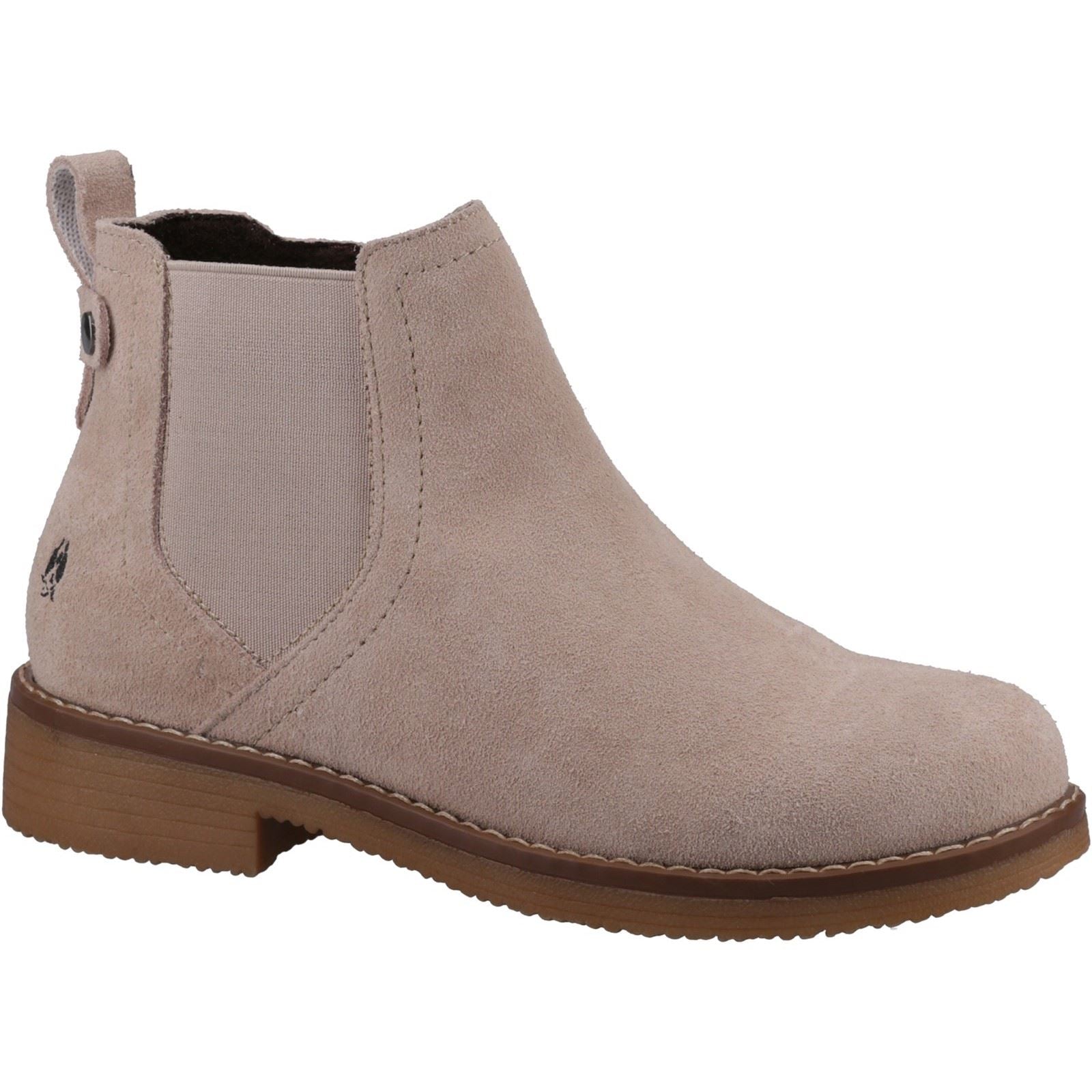 Hush Puppies Maddy Stivali In Camoscio Color Nude Da Donna