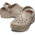 Crocs Classic Platform Lined Ciabatte In Termoplastica Da Donna Con Motivo A Fungo