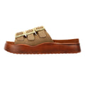 Desert Fleur Gypsum Sandali Beige In Camoscio Da Donna