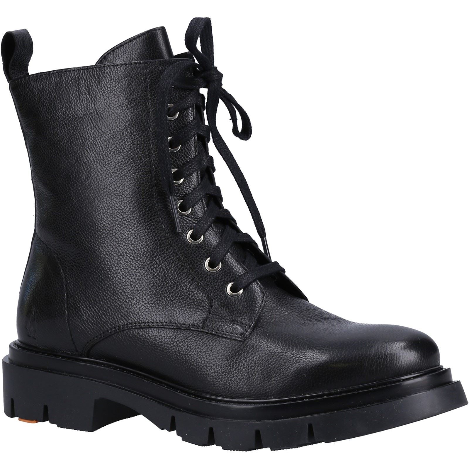 Hush Puppies Rhea Stivali Da Donna In Pelle Nera