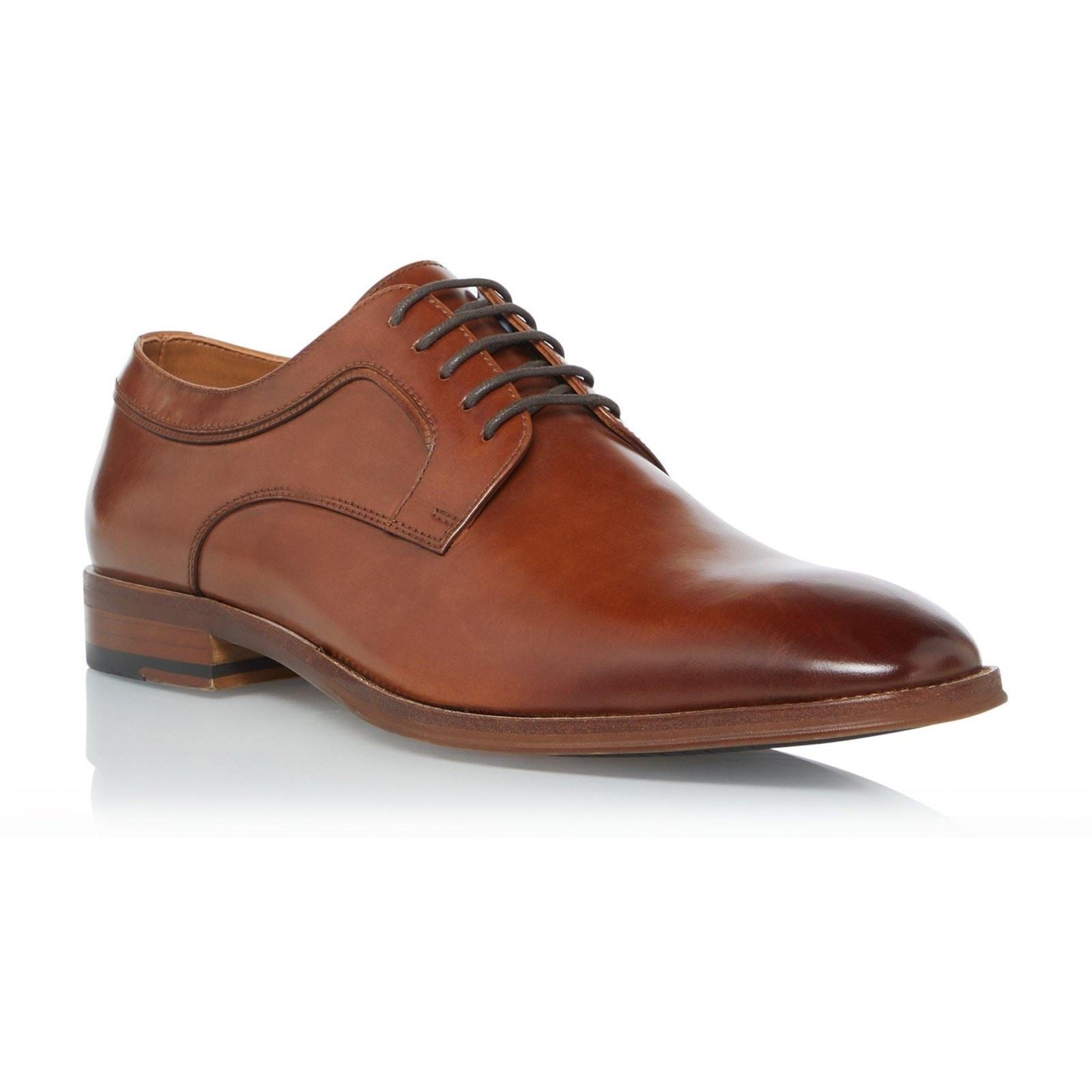 Dune Sparrows Scarpe In Pelle Marrone Oxford Da Uomo