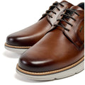 Pod Finch Scarpe Stringate Da Uomo In Pelle Color Cognac