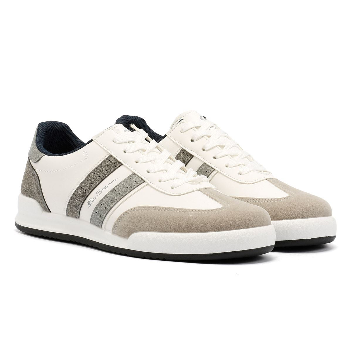 Ben Sherman Sokka Scarpe Da Ginnastica Bianche Da Uomo