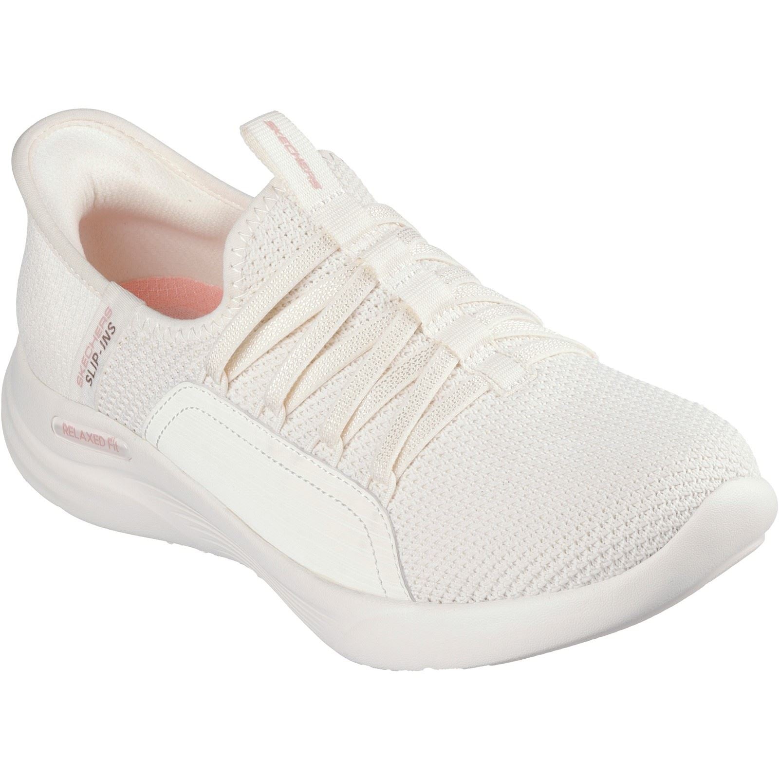Skechers Relaxed Fit Sport Ballet Chic Sneakers Da Donna In Tessuto Color Panna