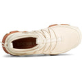 Sperry Saltwater 3D Stivali Di Gomma Bianchi In Tessuto