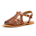 Tower London Hurache Sandali Da Donna In Pelle Marrone