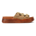 Desert Fleur Gypsum Sandali Beige In Camoscio Da Donna