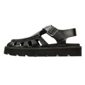 Clarks Originals Meadow Buckle Sandali Neri In Pelle Da Donna