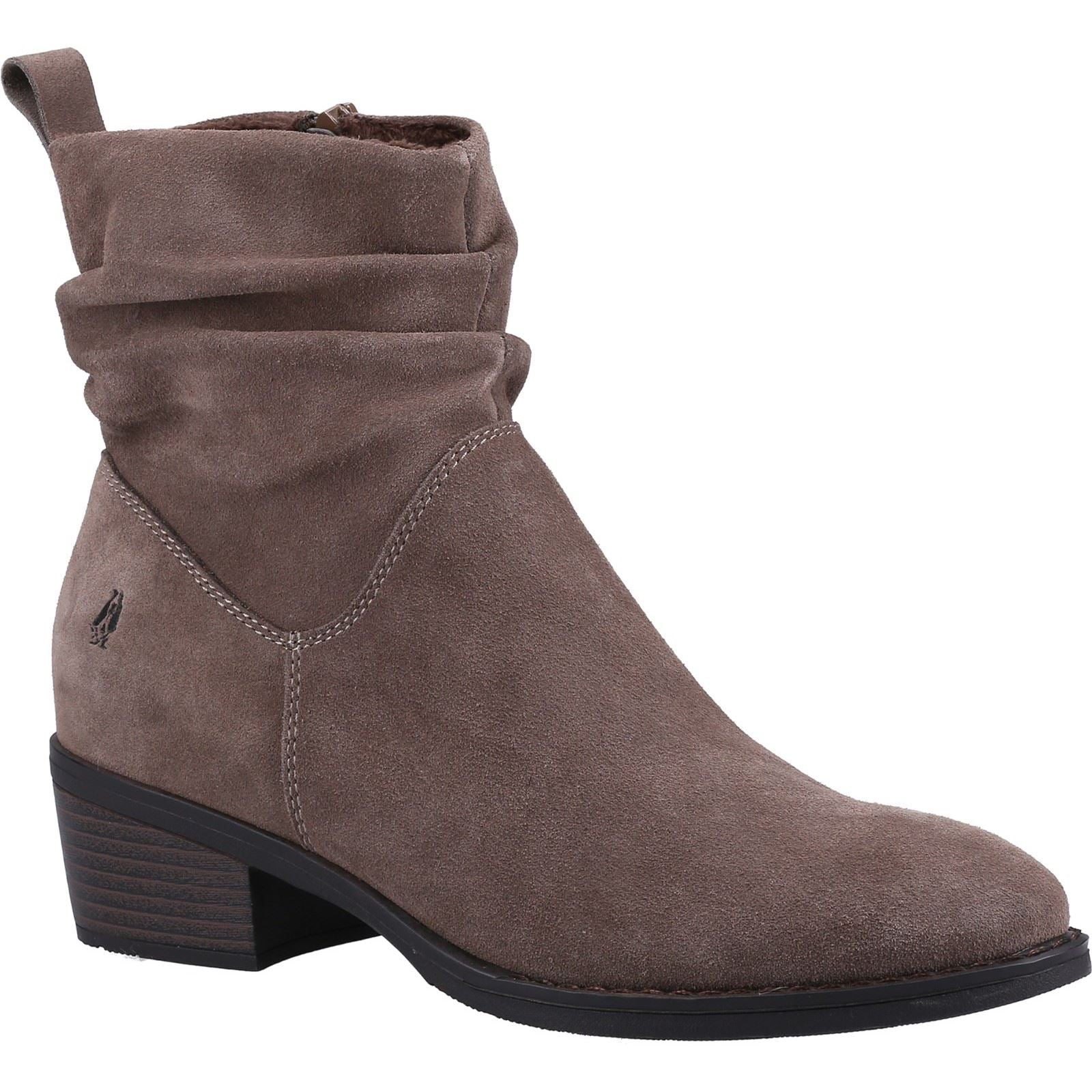 Hush Puppies Iris Stivali Da Donna Color Cammello In Camoscio
