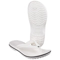 Crocs Crocband Flip Ciabatte Bianche In Gomma Croslite