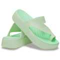 Crocs Getaway Platform Sandali Da Donna In Tinta Giada In Termoplastica
