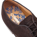 Base London Bronte Scarpe Oxford In Pelle Scura Da Uomo Marrone Scuro