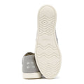 TOMS Alpargata Plus Heritage Scarpe In Tela Grigia Da Donna Con Zeppa.