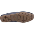 Hush Puppies Ralph Scarpe Da Barca In Pelle Blu Scuro Da Uomo