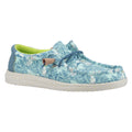 HEYDUDE Wally H2O Tropical Scarpe Da Barca Tropicali Blu Da Uomo