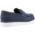 TOMS Navi TRVL LITE Havana Scarpe Da Uomo Mocassini In Pelle Blu Scuro