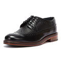 Ben Sherman Archie Brogue Scarpe Stringate In Pelle Da Uomo Nere