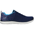 Skechers Virtue Sneakers Da Donna In Tessuto Blu Navy/Blue