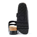 Birkenstock Arizona Flex Platform Sandali Neri Da Donna