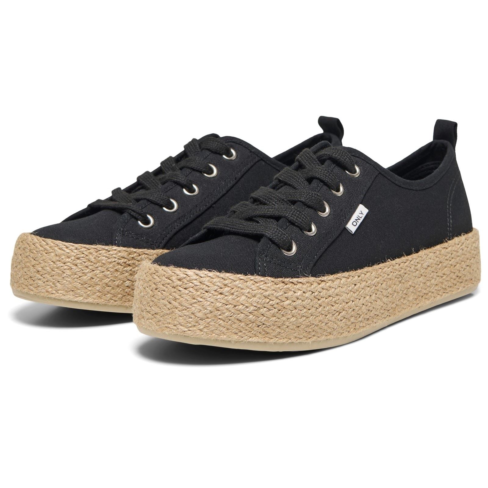 ONLY IDA 1 Scarpe Da Ginnastica Nere Da Donna In Cotone