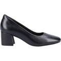 Hush Puppies Alicia Court Shoe Tacchi Neri In Pelle Da Donna