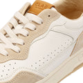 Clae Haywood Fog Sneakers Bianche In Pelle Da Uomo