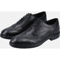 Hush Puppies Santiago Scarpe Stringate In Pelle Da Uomo Nere