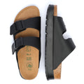 Birkenstock Arizona Flex Platform Sandali Neri Da Donna