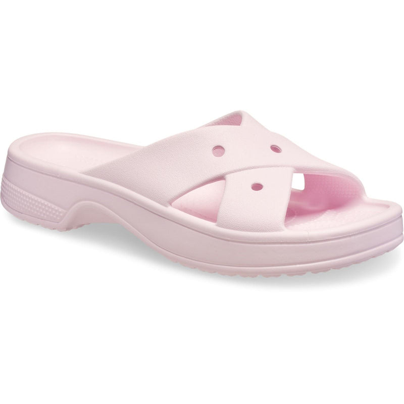 Crocs Classic Cross Strap Sandali Da Donna Rosa In Materiale Termoplastico