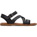 TOMS Sloane Sandali Neri Da Donna Al 100% In Pelle Di Mucca