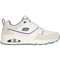 Skechers Uno Retro One Sneakers Da Uomo In Pelle Bianca/Grigia