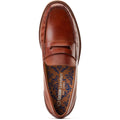 Base London Garfield Scarpe Da Uomo In Pelle Color Cuoio Bruciato