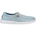HEYDUDE Wendy Heathered Slub Tropical Mocassini Blu Da Donna