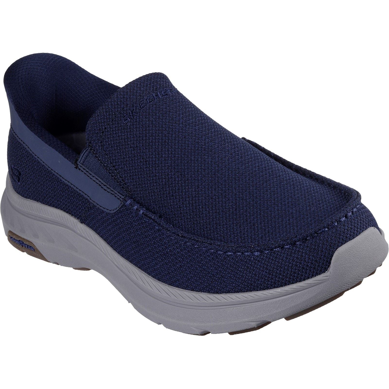 Skechers Pollard Wilfred Calzature Da Uomo In Tessuto Blu Scuro