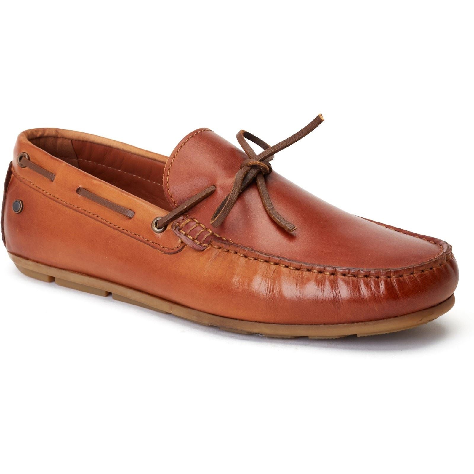 Base London Brooks Scarpe Da Uomo In Pelle Color Cuoio Bruciato