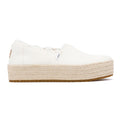 TOMS Valencia Scarpe Espadrillas Bianche Da Donna In Tela